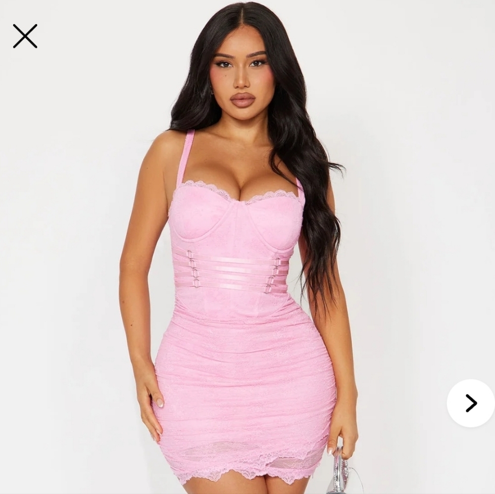 NWT Steal Your Heart Lace Mini Dress